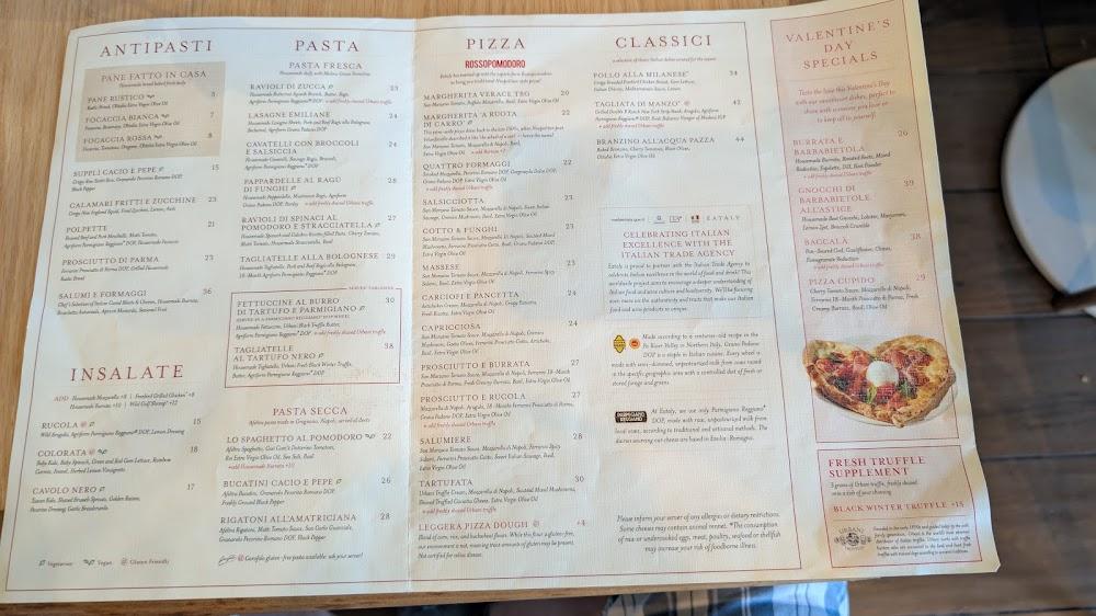 La Pizza & La Pasta Pane Rustico